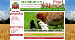 Desktop Screenshot of ma-volaille.com